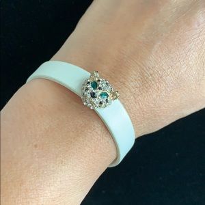 Faux Leather panther charm bracelet ✨